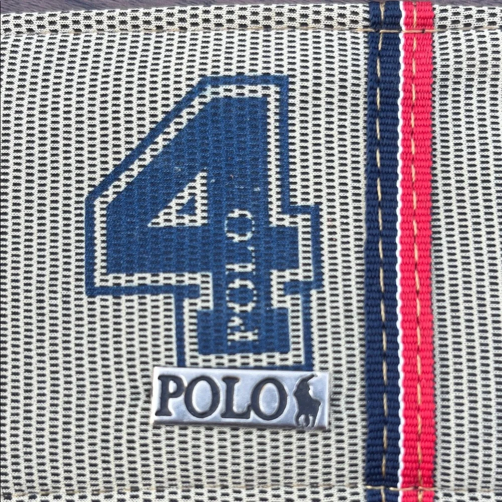 Polo by Ralph Lauren Tan and Red Money Clip